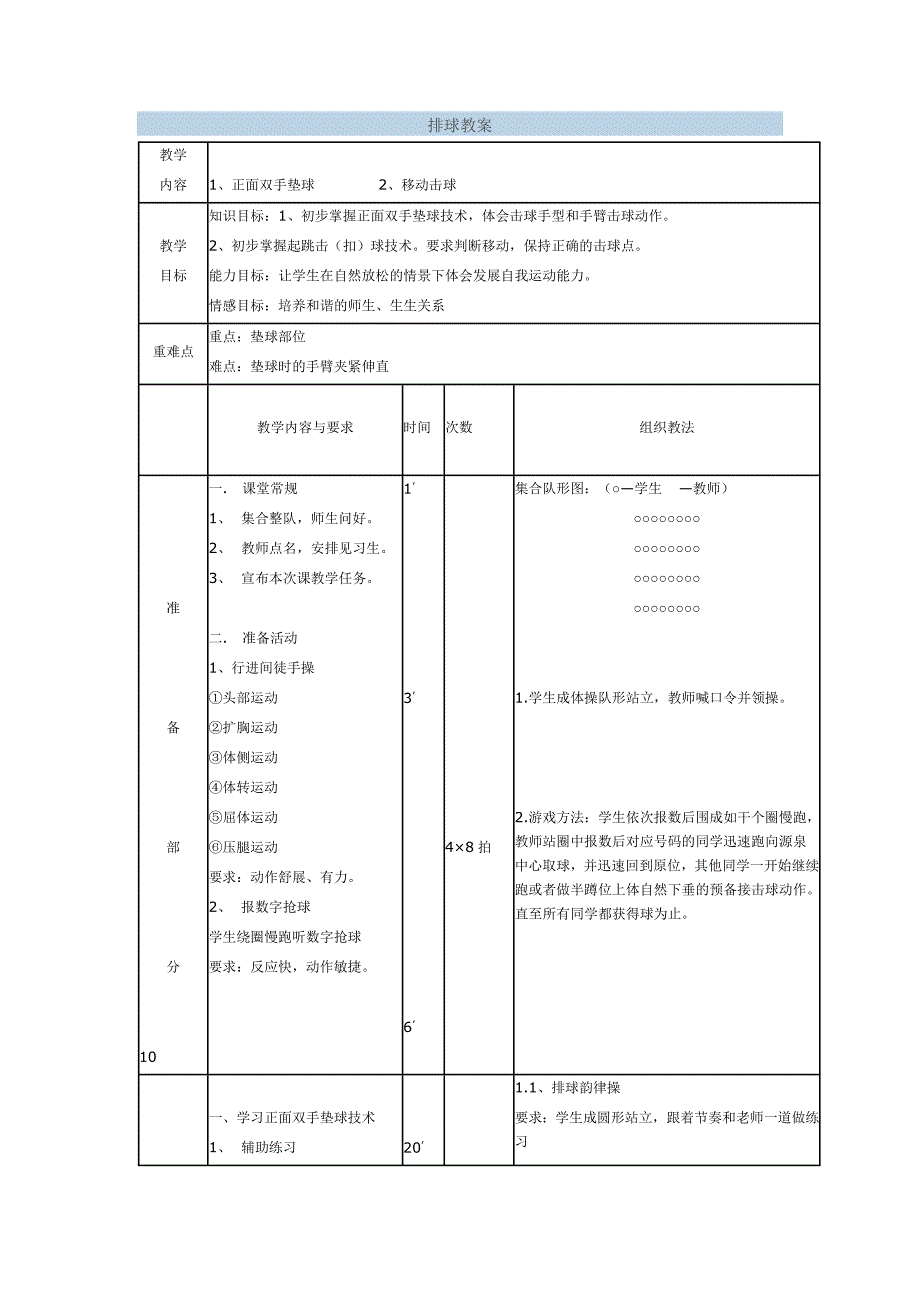 正面双手垫球 .doc_第1页