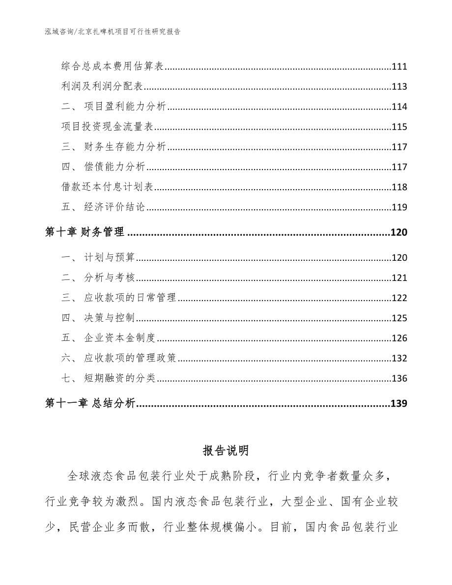 北京扎啤机项目可行性研究报告【范文】_第5页