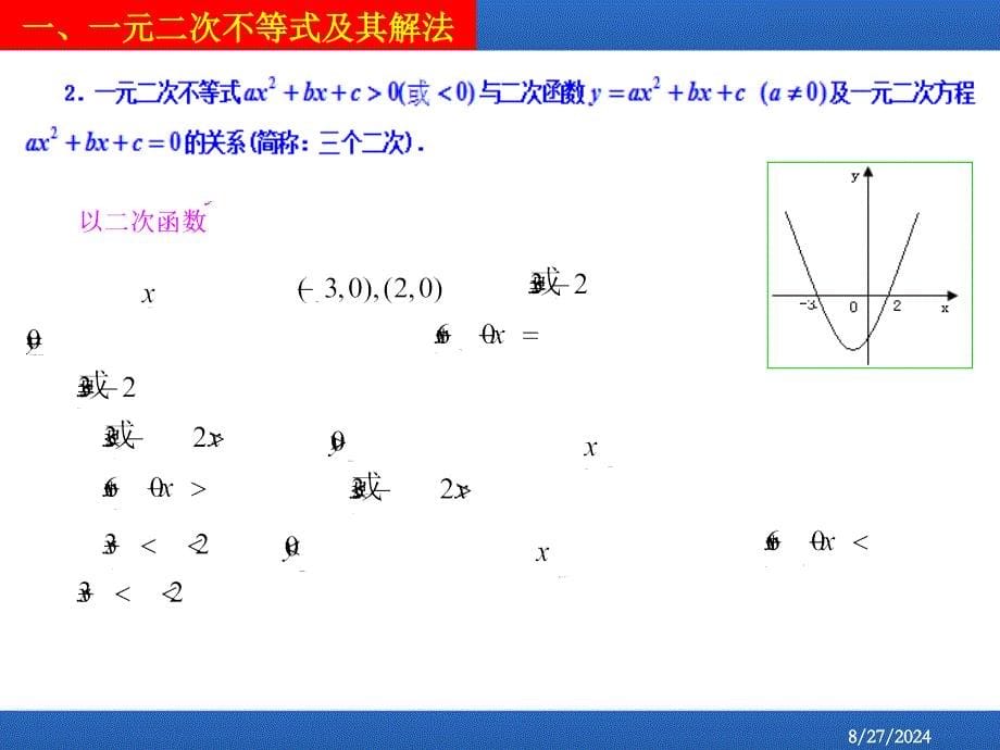 初高中数学衔接知识(不等式)ppt课件_第5页