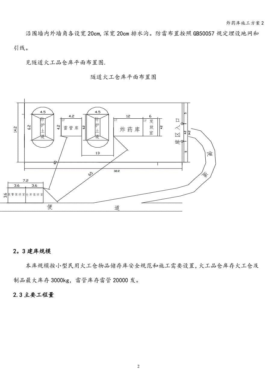 炸药库施工方案2_第5页