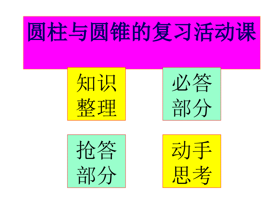 圆柱与圆锥复习活动章节_第3页