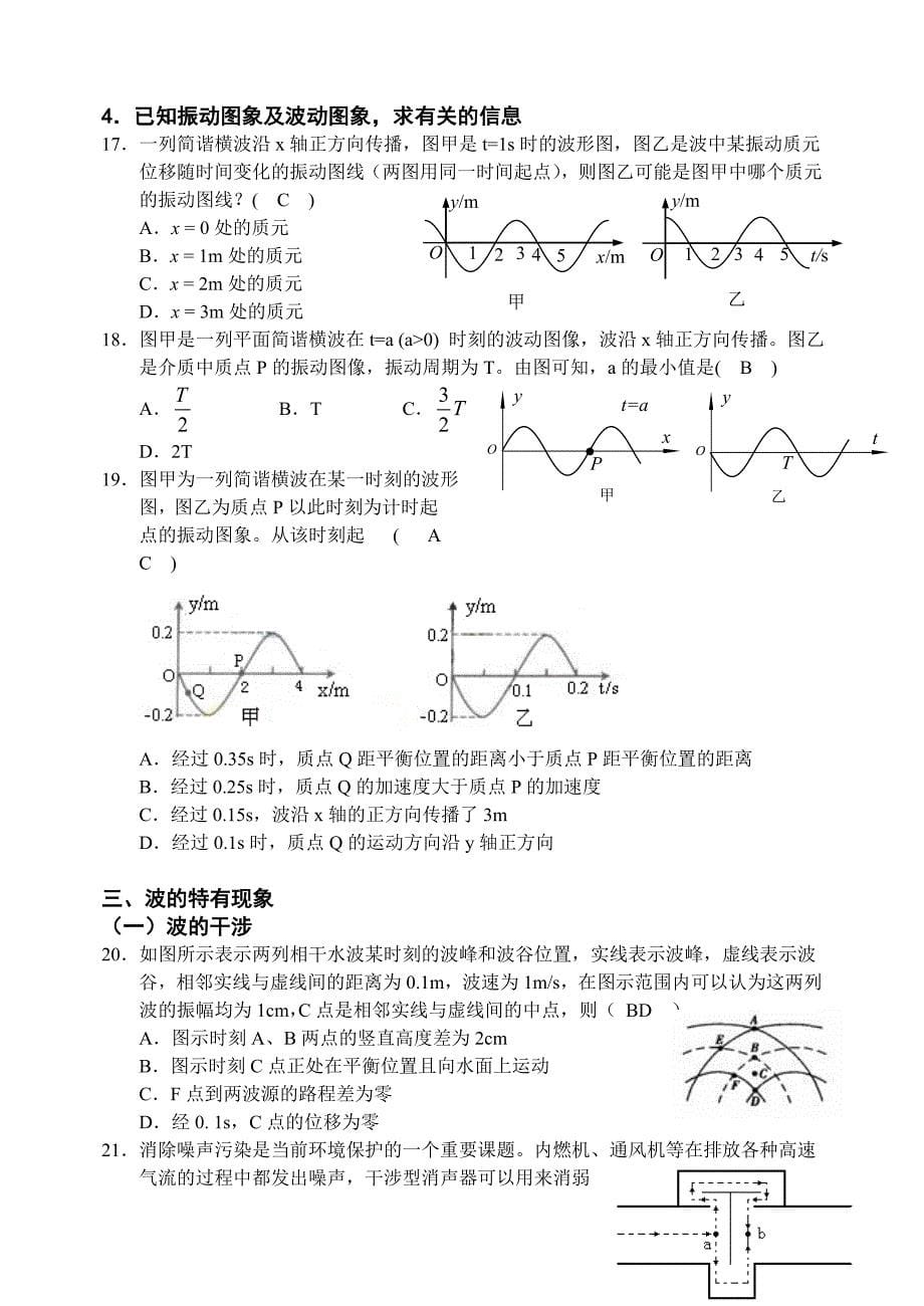 最新考前专项训练振动与波_第5页