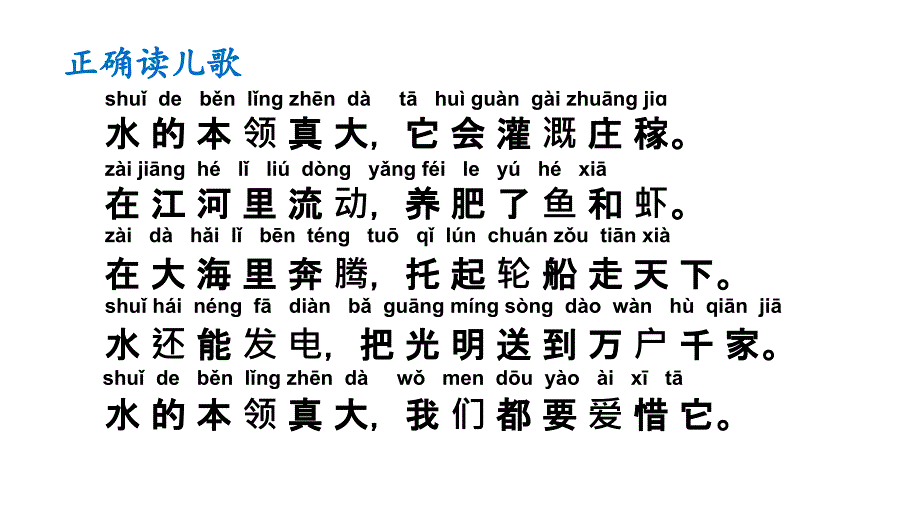 部编版小学语文一年级下册7-2认认神奇的水期末复习课件_第4页