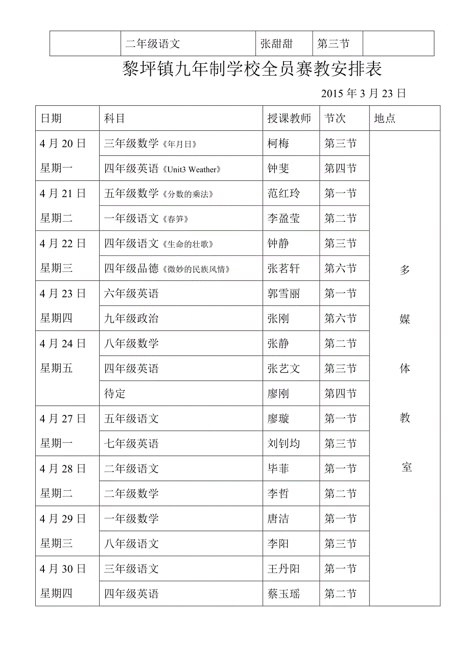 九年制学校全员赛教实施方案_第4页