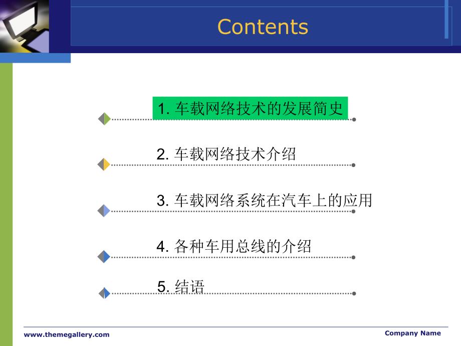 车载网络技术课件_第1页