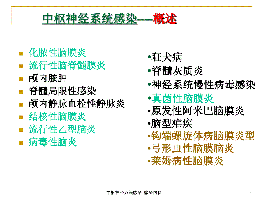 中枢神经系统感染感染内科课件_第3页