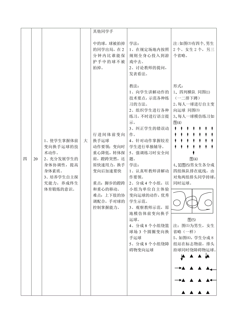 篮球行进间体前变向换手运球教案.doc_第2页