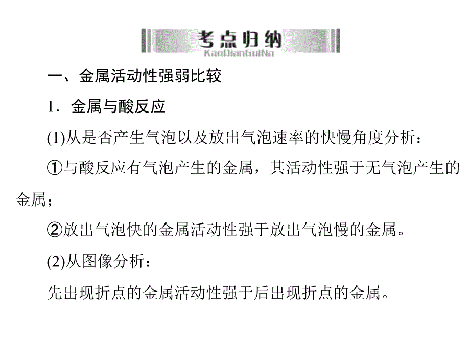 中考化学复习课件实验探究二金属活动性的探究_第2页