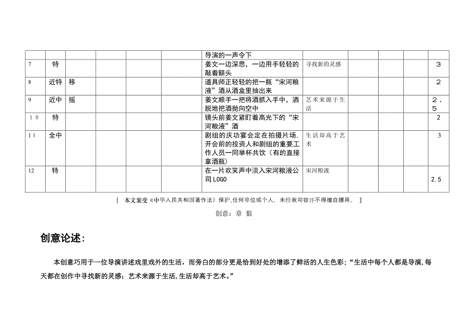 宋河粮液TVC广告创意脚本_第4页