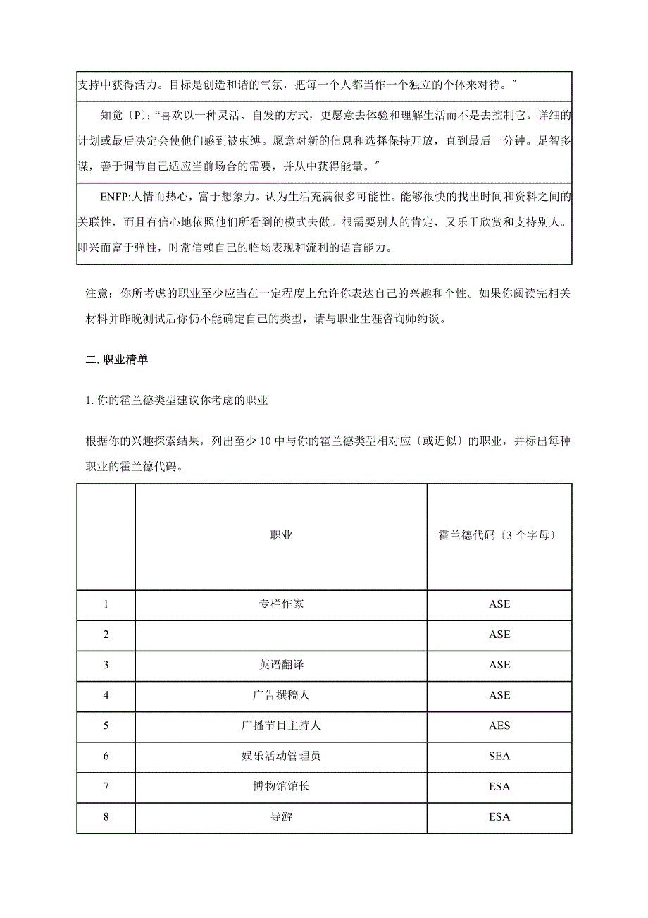 我地生涯规划档案范例_第2页