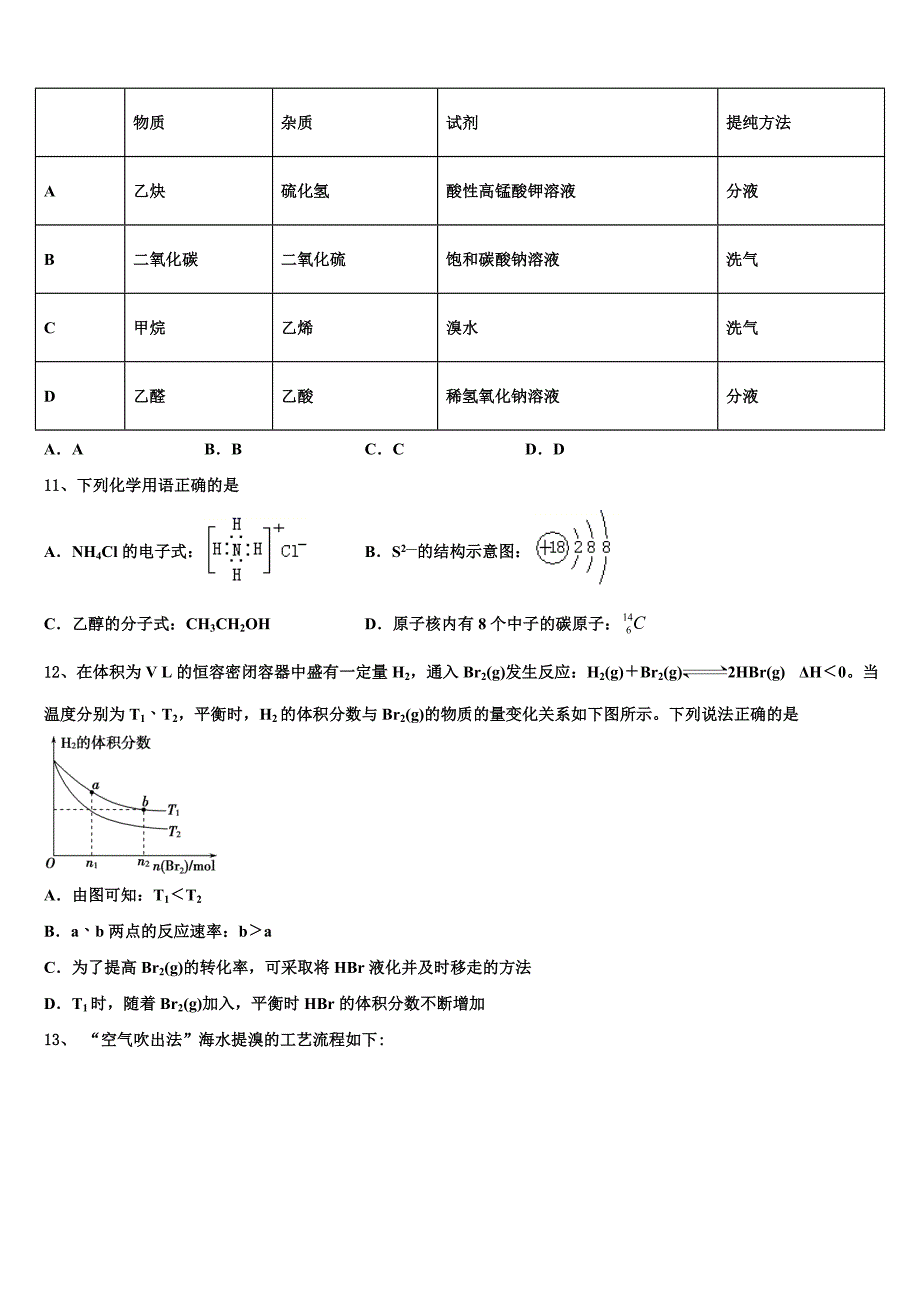 2022-2023学年江苏省苏州市星海中学化学高三上期中经典模拟试题（含解析）.doc_第3页