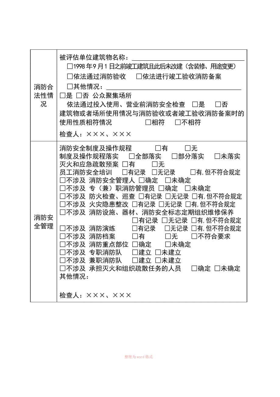 (消防安全评估报告模板)_第4页