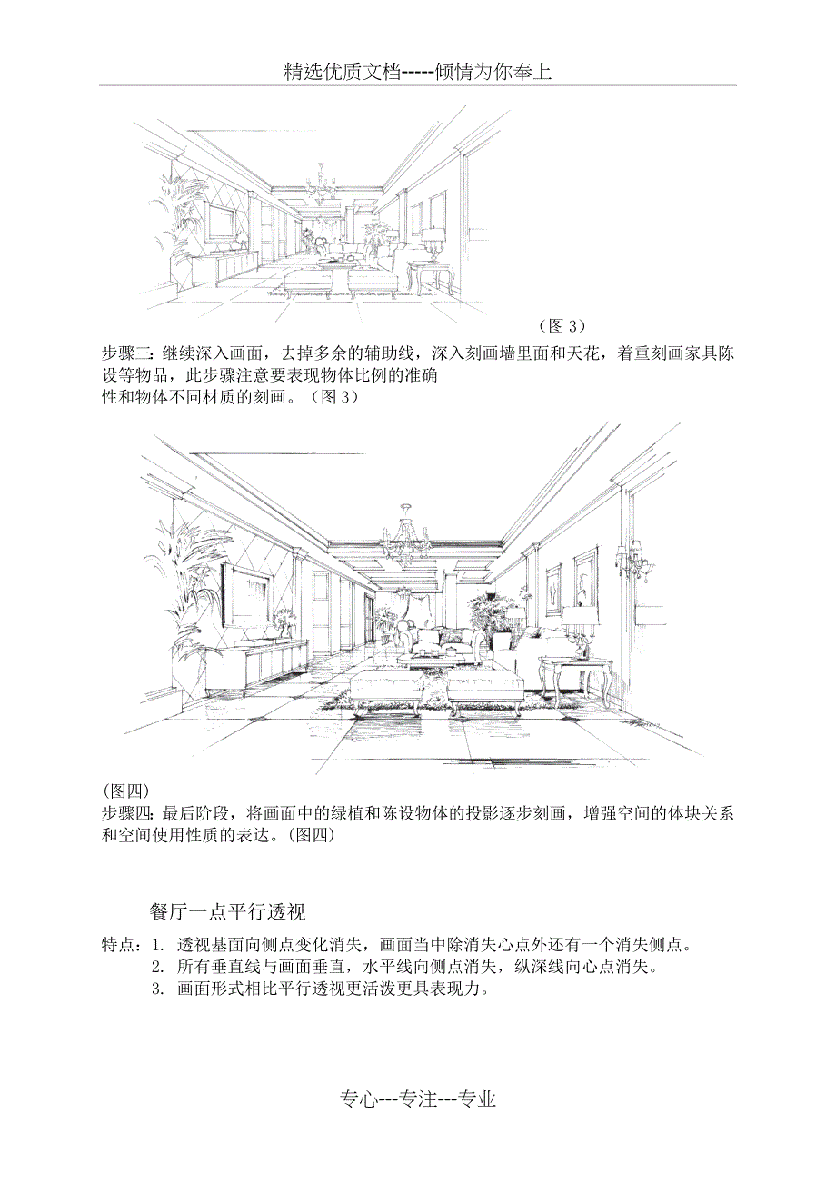 手绘一点透视详解与步骤_第2页