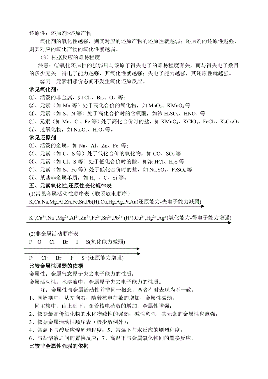 高三化学整理材料基础部分_第3页