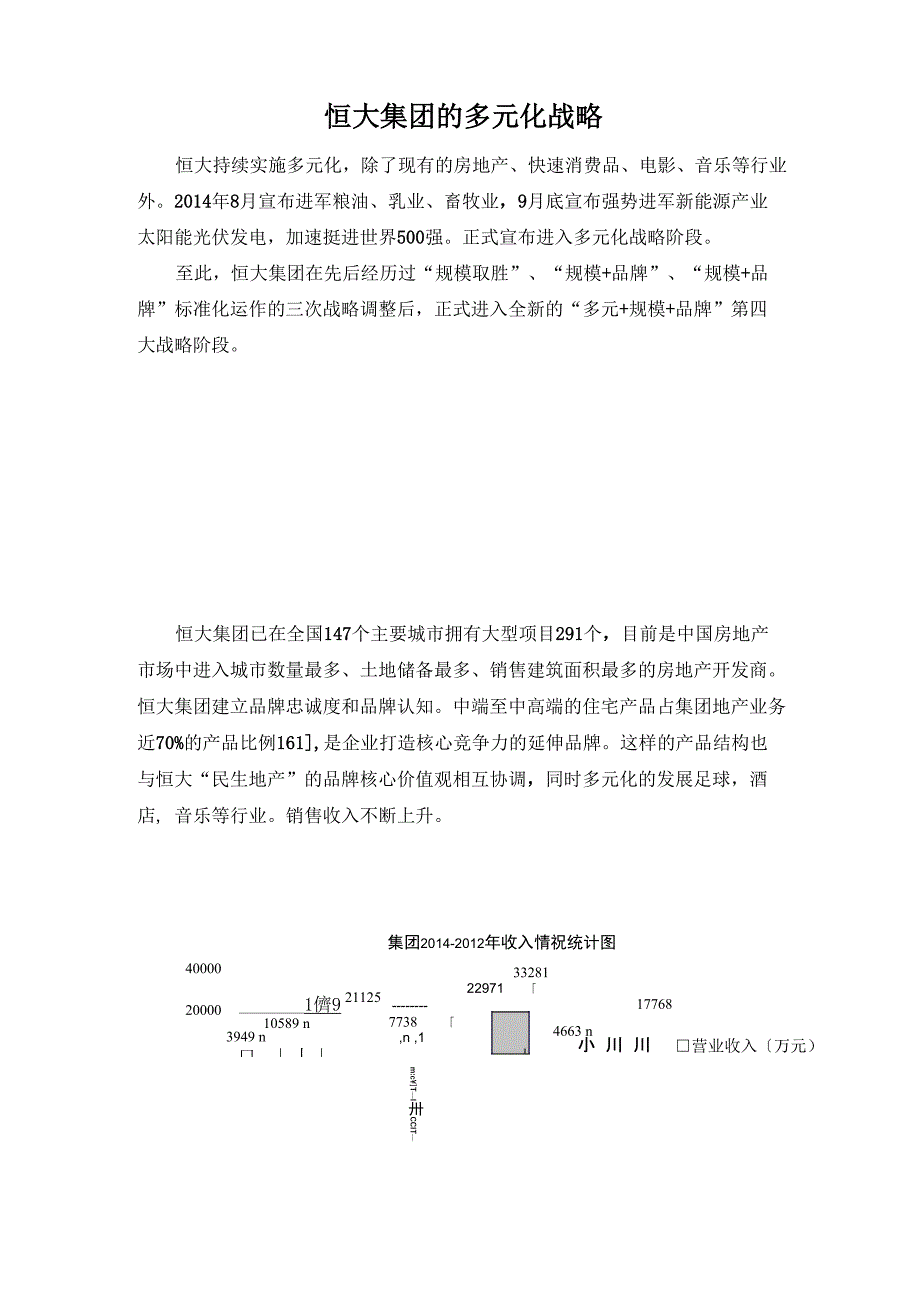 恒大多元化战略讲解学习_第1页