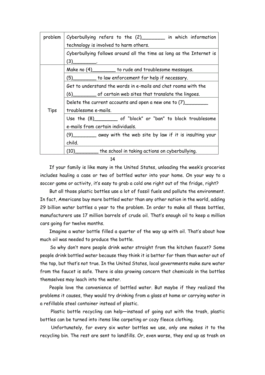 [[高三英语试题]]江苏高考英语任务型阅读精选试题(1120)_第4页