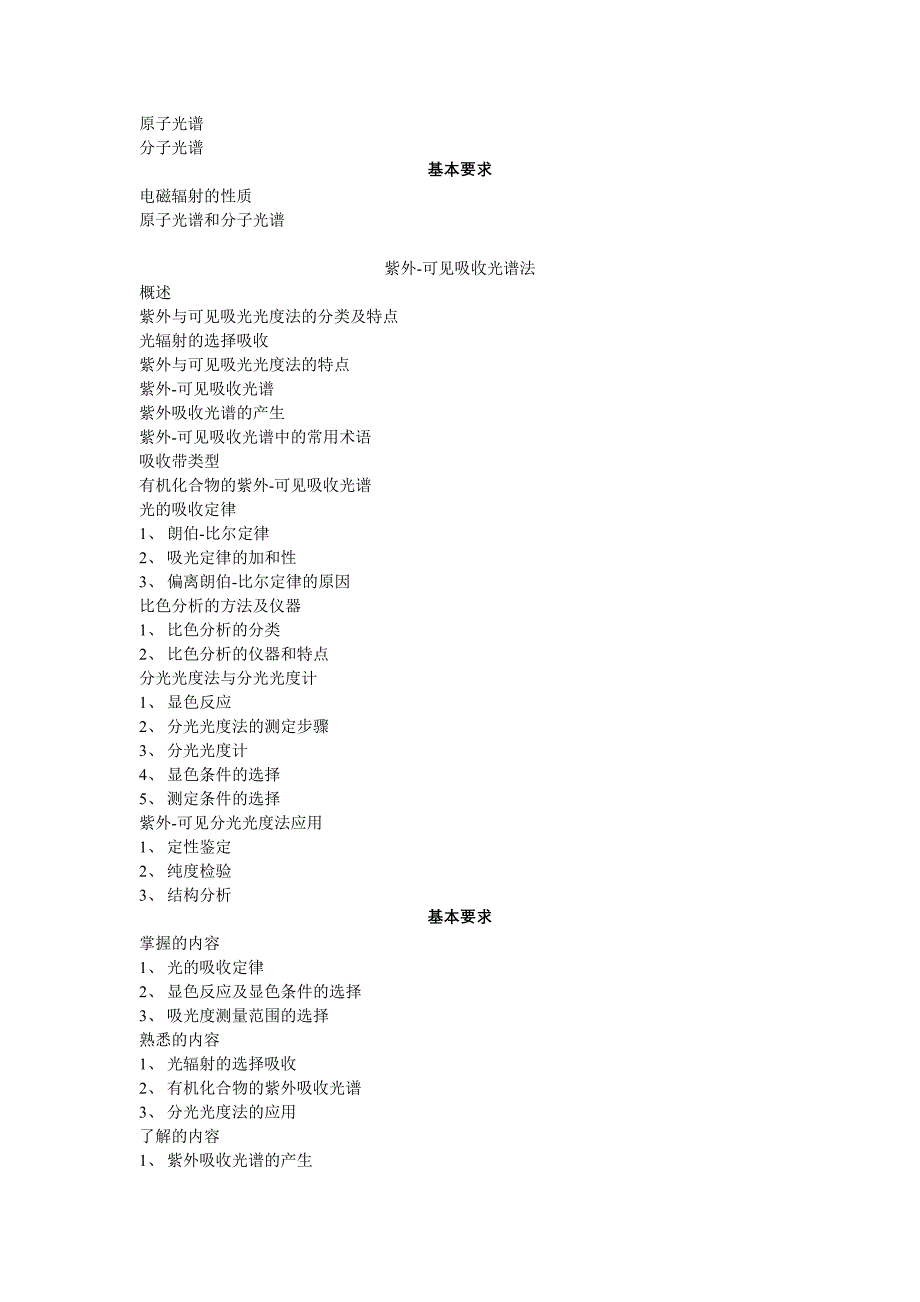 仪器分析课程教学大纲_第2页