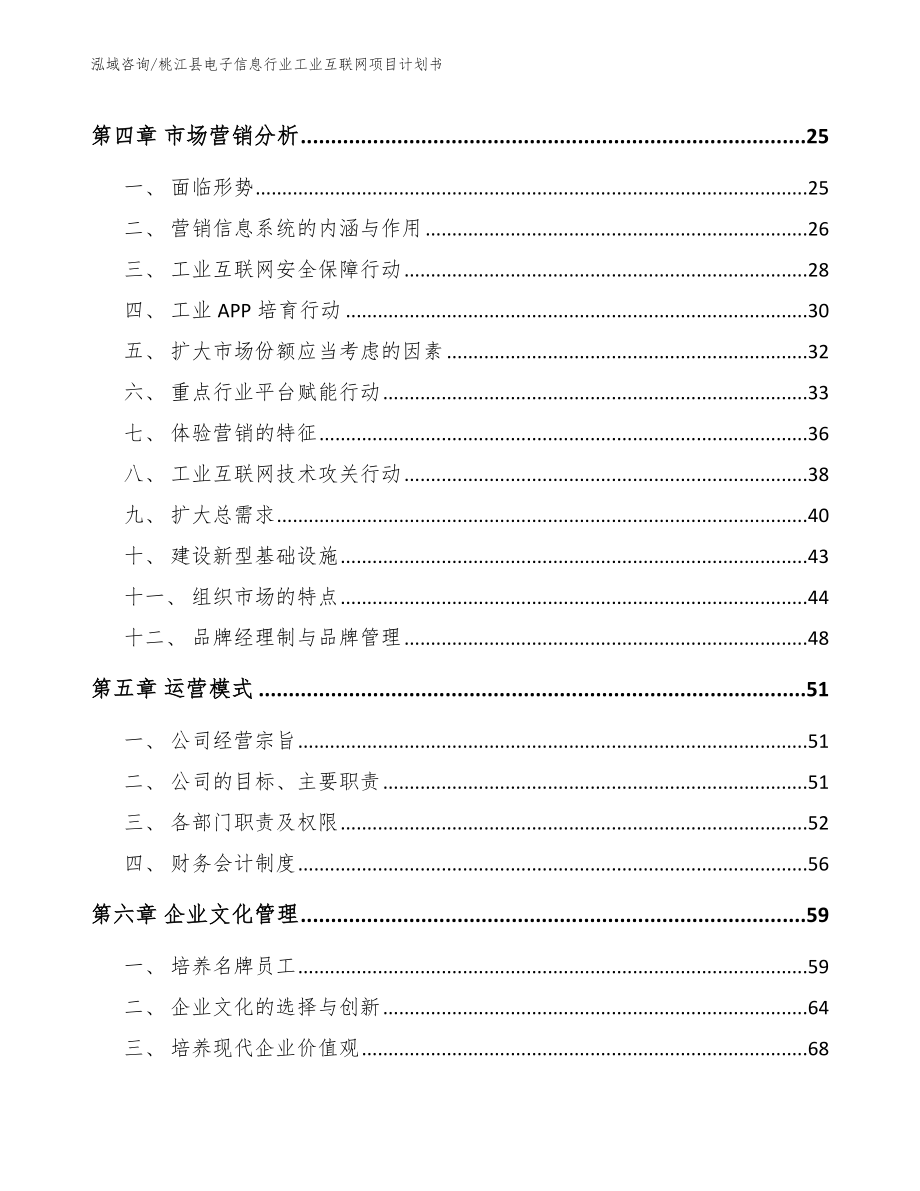 桃江县电子信息行业工业互联网项目计划书_第2页