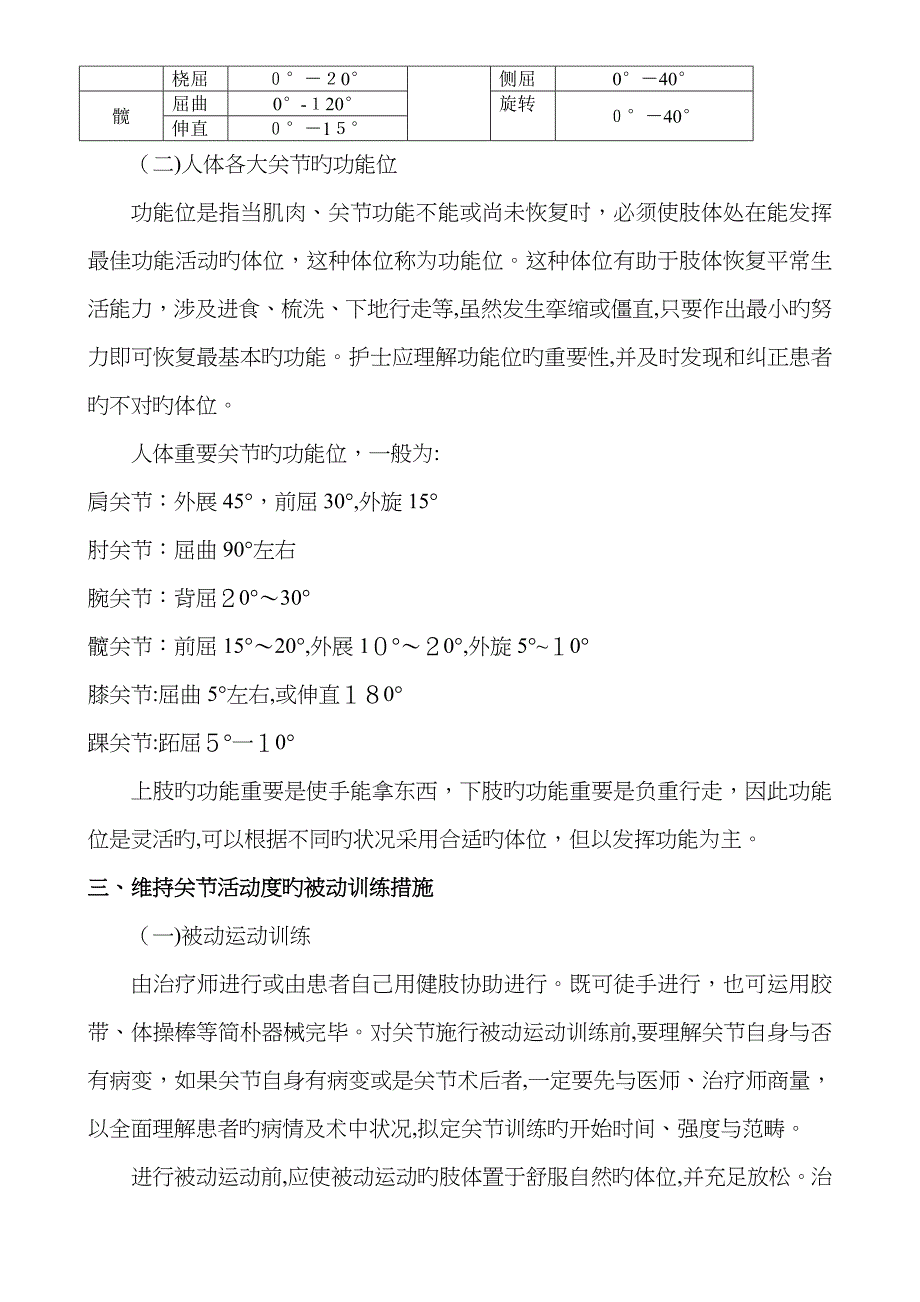 维持关节活动度的被动训练_第2页