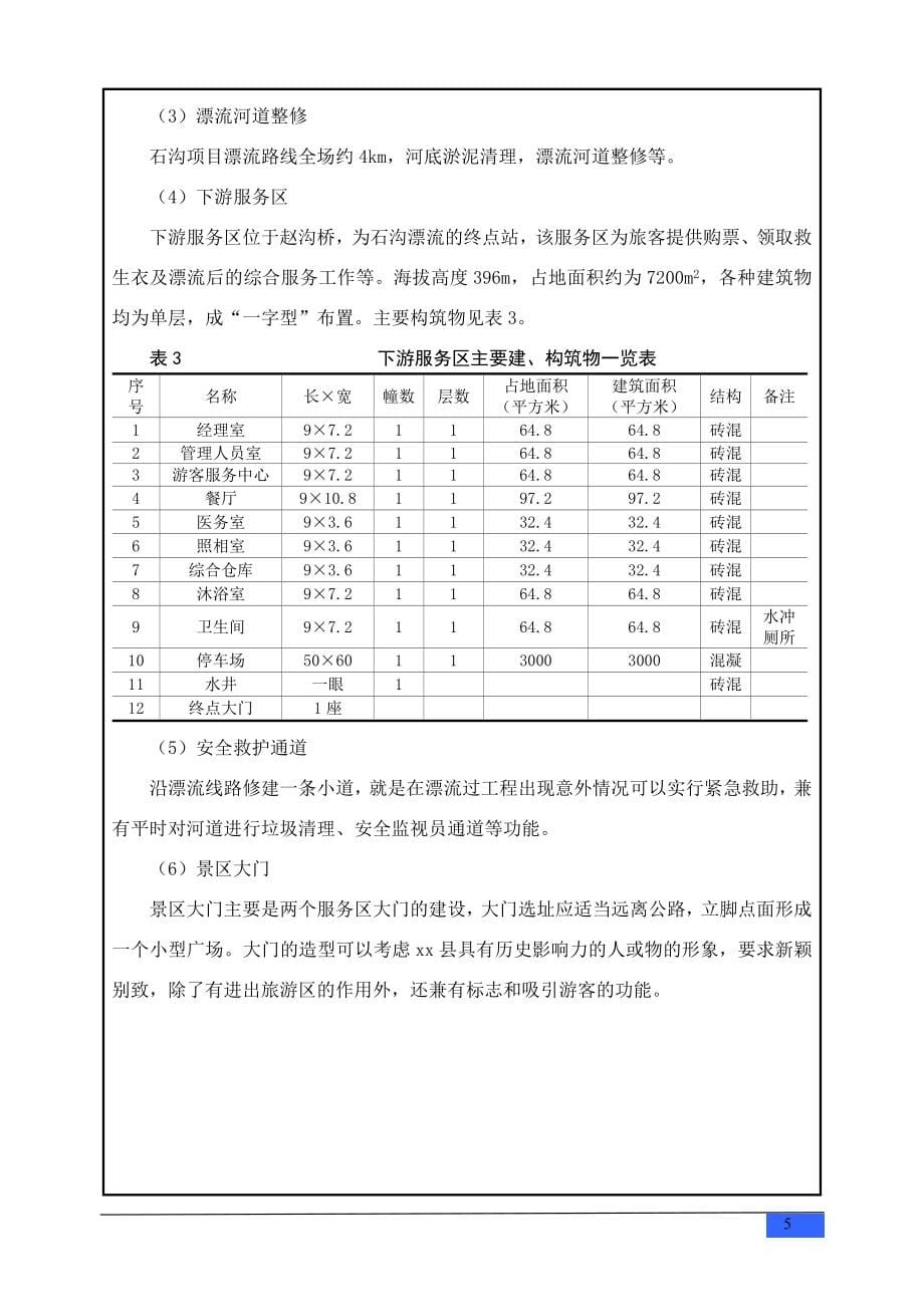 xx县石沟漂流项目(旅游项目)环境评估报告表.doc_第5页