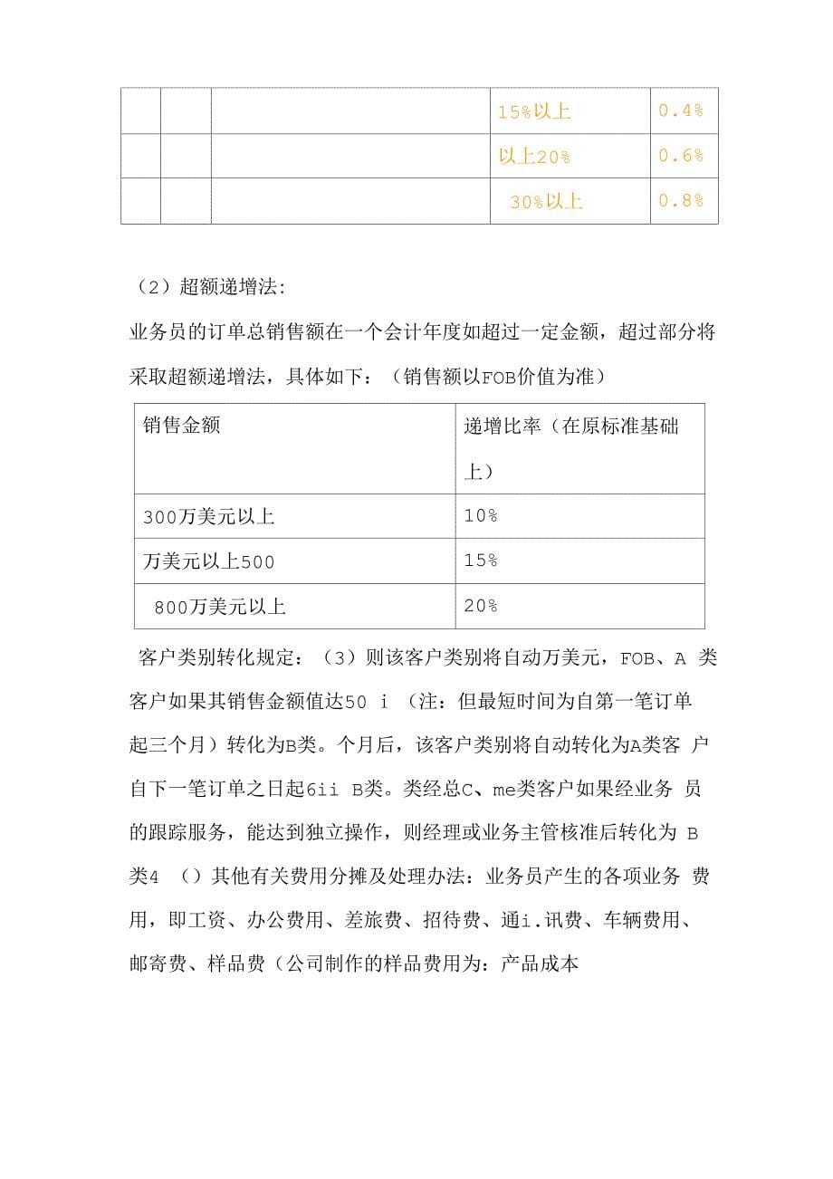 公司业务绩效考核方案_第5页