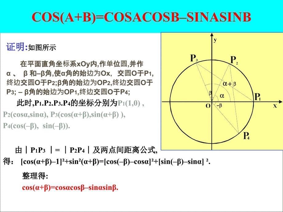 高一数学 两角和与差的三角函数 ppt_第5页