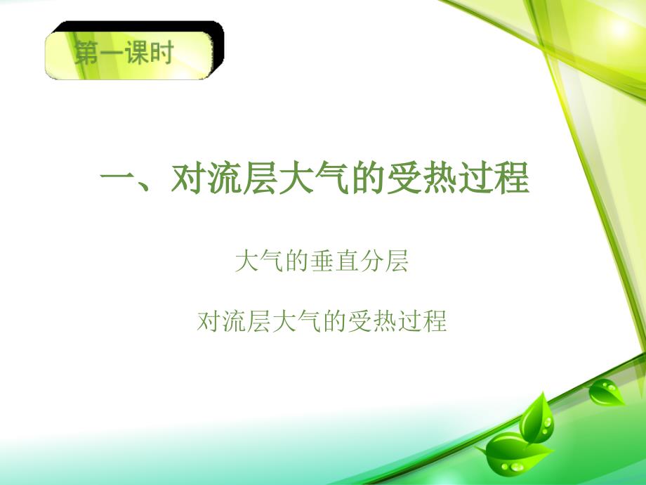 湘教版高中地理必修一第二章第三节大气环境优质课件共22张PPT_第2页