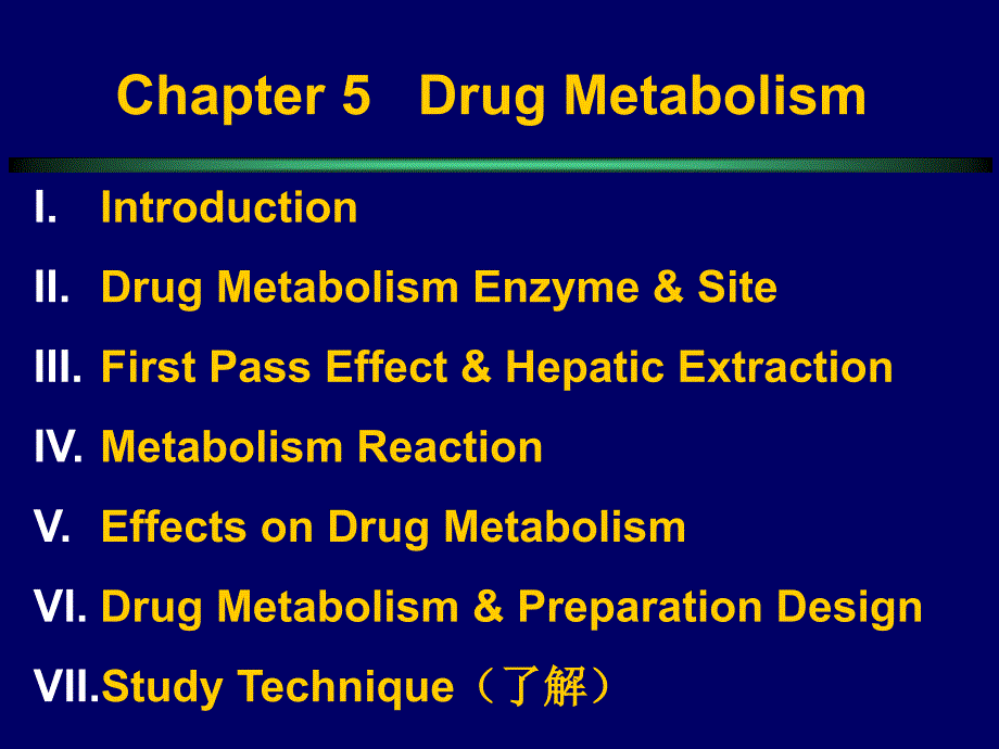 医学课件第五部分药物代谢教学课件_第3页