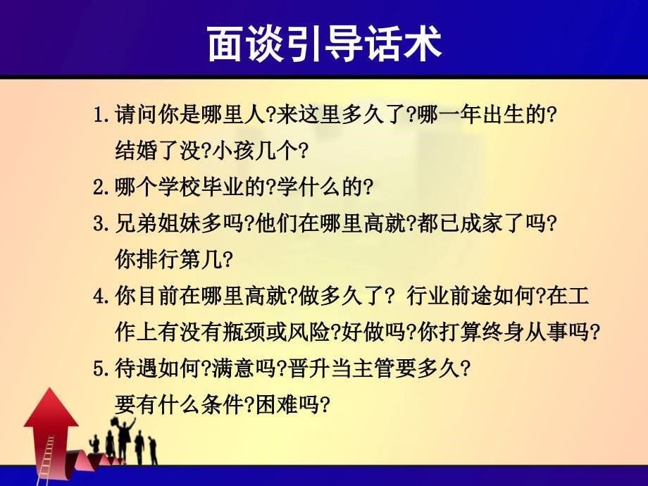 增员面谈要素-保险公司组织发展专题早会分享培训模板课件演示文档资料_第5页