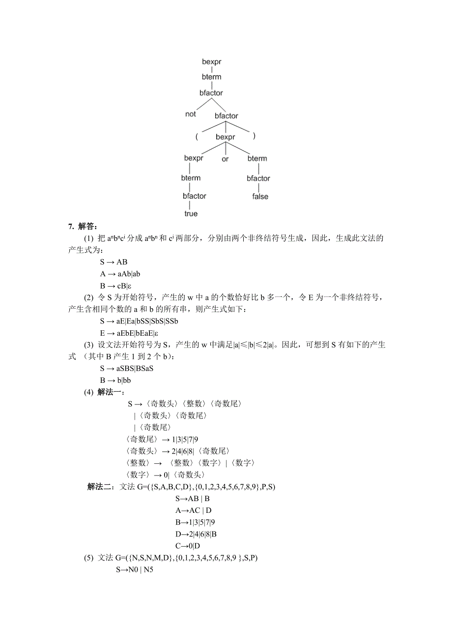 编译原理课后习题答案(参考)_第2页