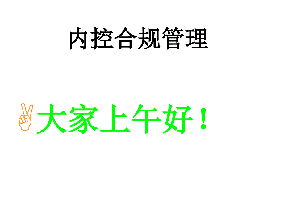 内控合规管理课件_第1页