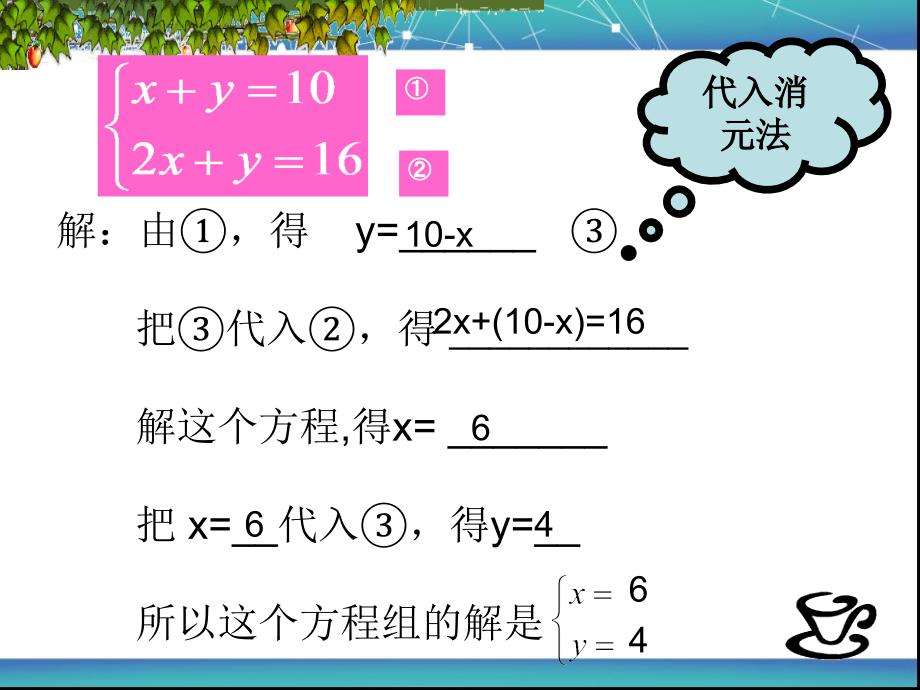 加减消元法解二元一次方程组_第2页