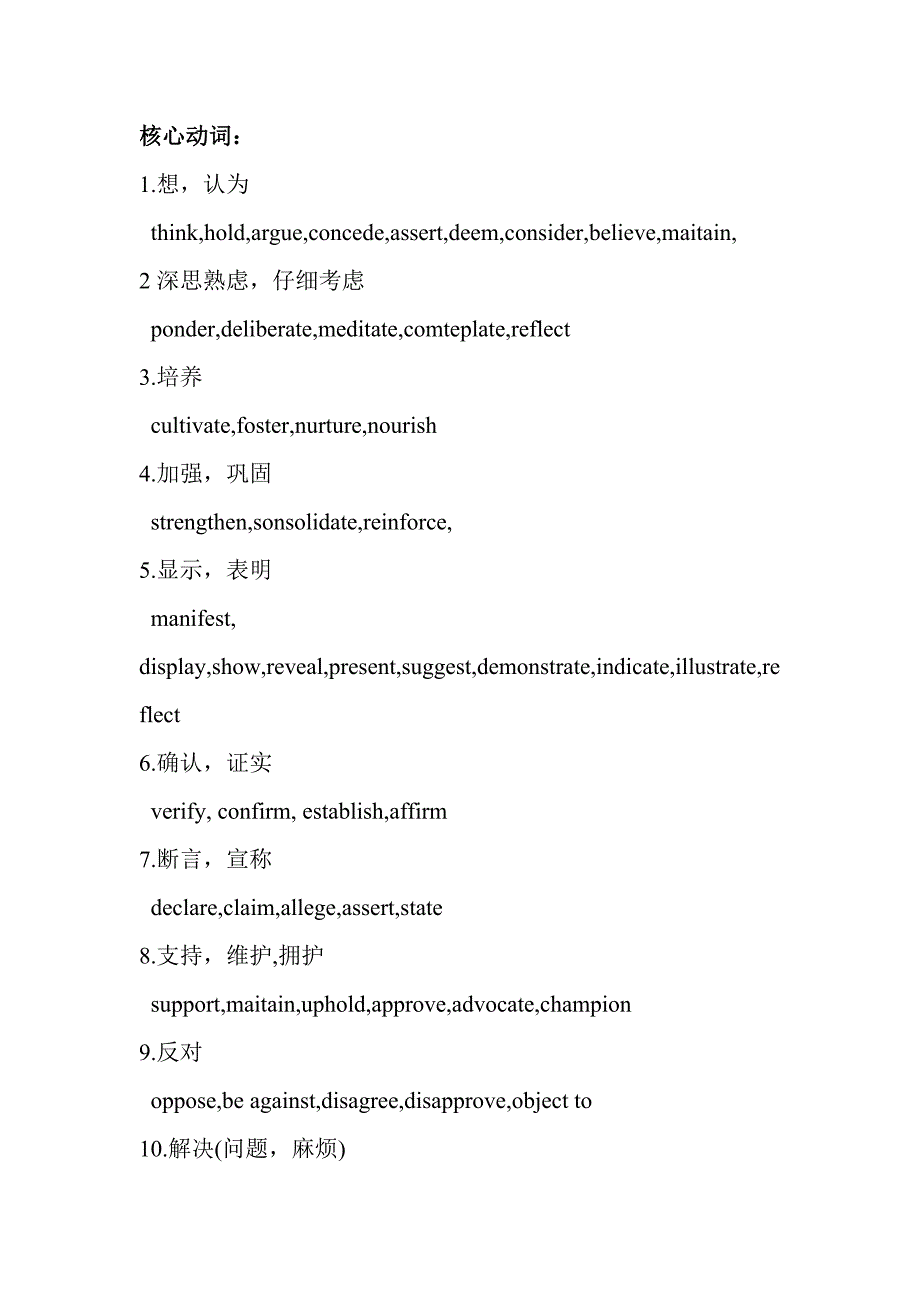 雅思同义词替换总结加分词汇短语互译_第1页