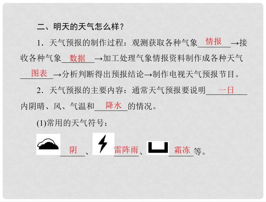 七年级地理上册 第三章第一节《多变的天气》课件 人教新课标版_第3页