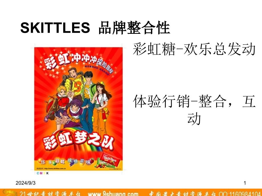 精信广告-SKITTLES彩虹糖品牌整合性_第1页