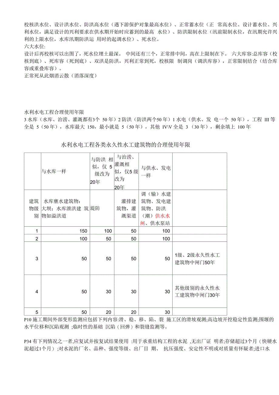 一级建造师水利学习笔记_第4页