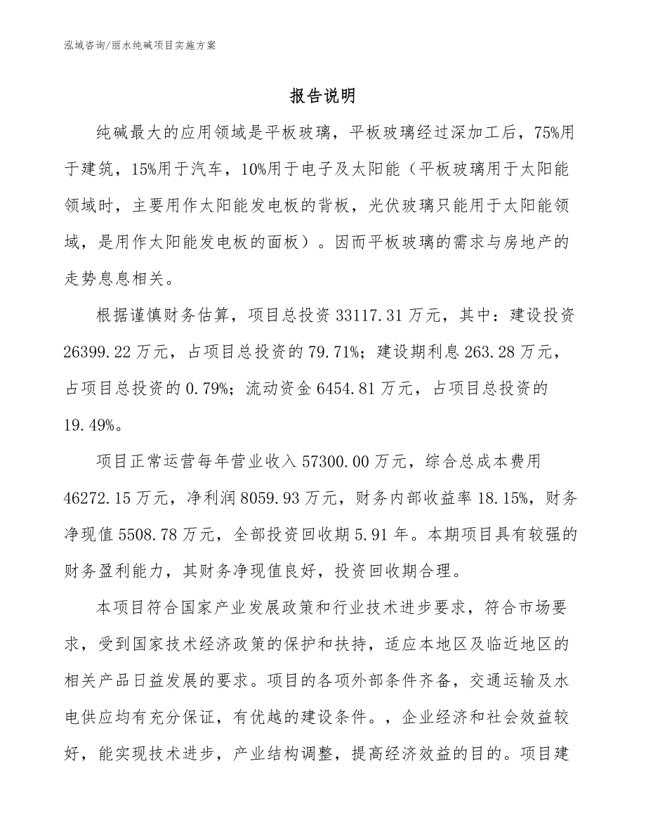 丽水纯碱项目实施方案_第2页