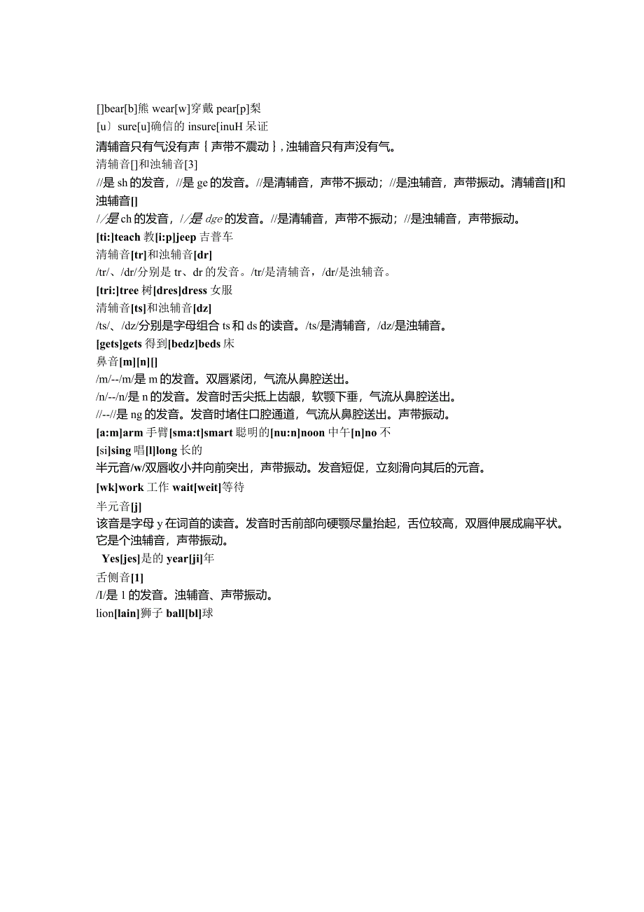 48个国际音标表发音及代表单词,绝对实用_第2页