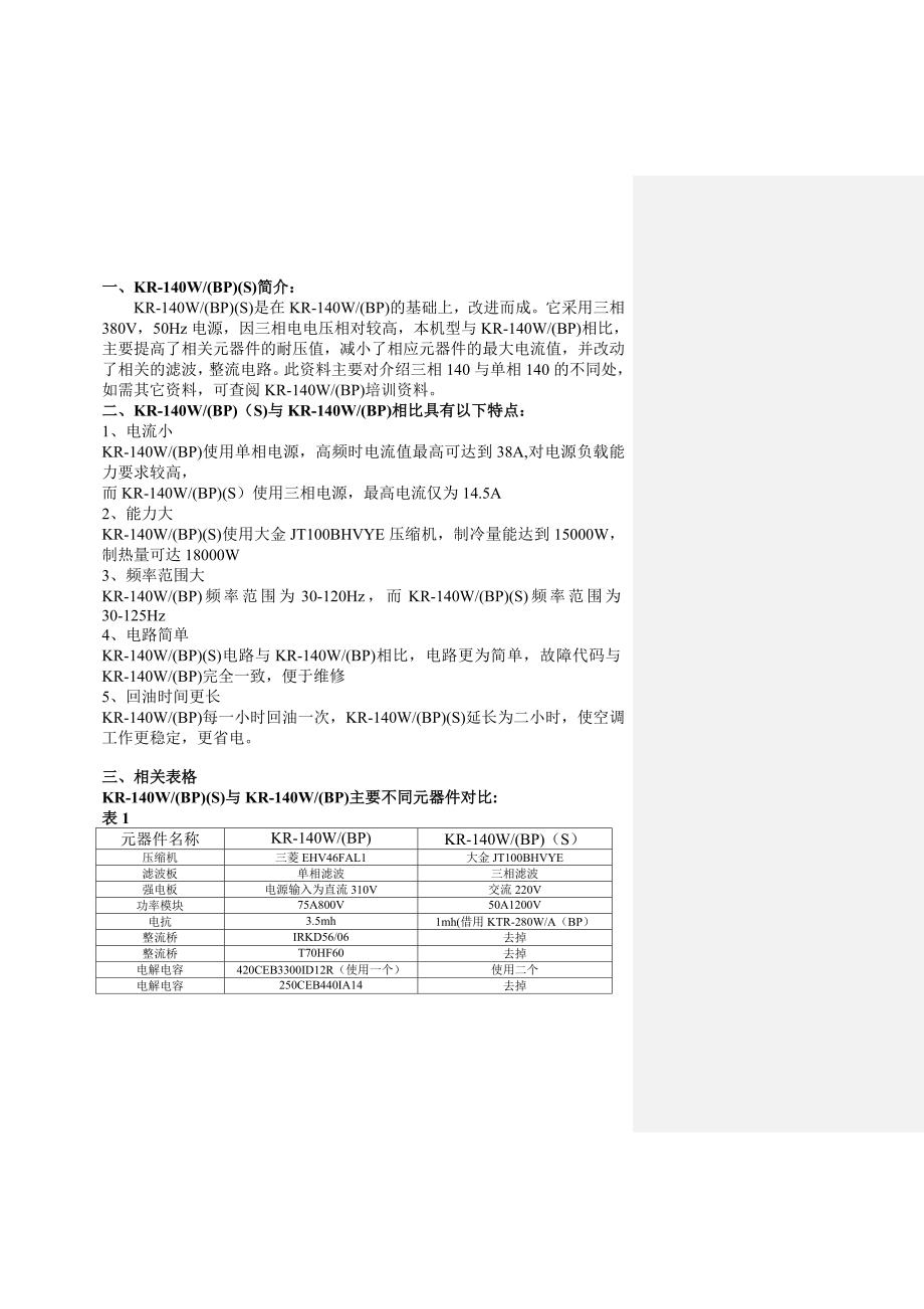 海尔KR-140(80)BP内部资料_第3页