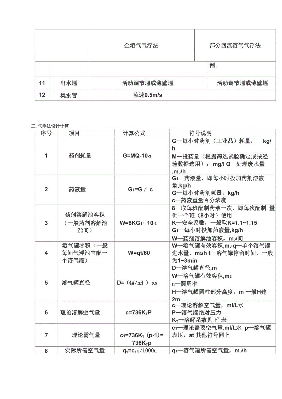 气浮法工艺原理及参数设计_第3页