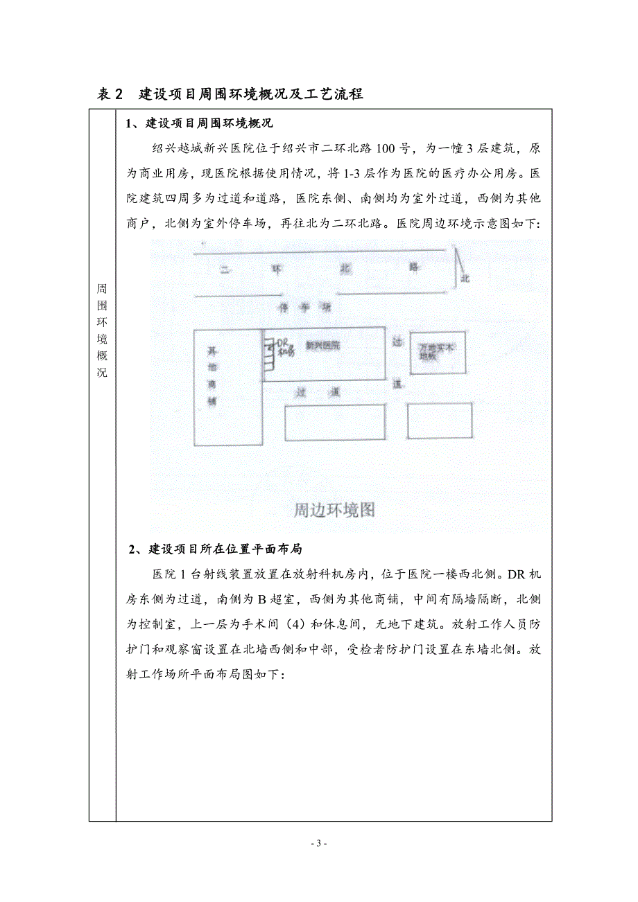 绍兴越城新兴医院X射线机建设项目环评报告.doc_第4页