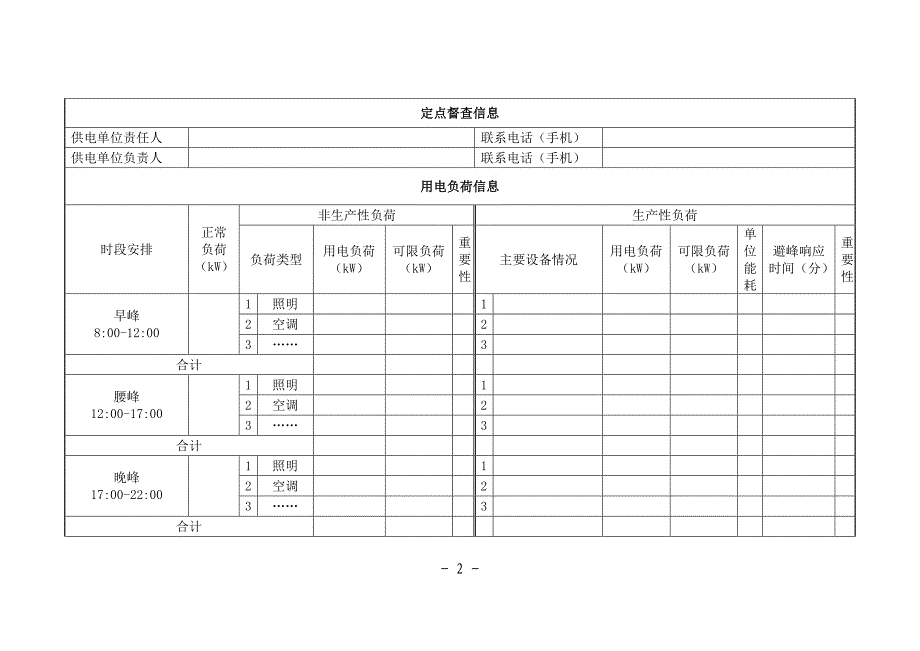 安徽省电力用户用电信息表.doc_第2页