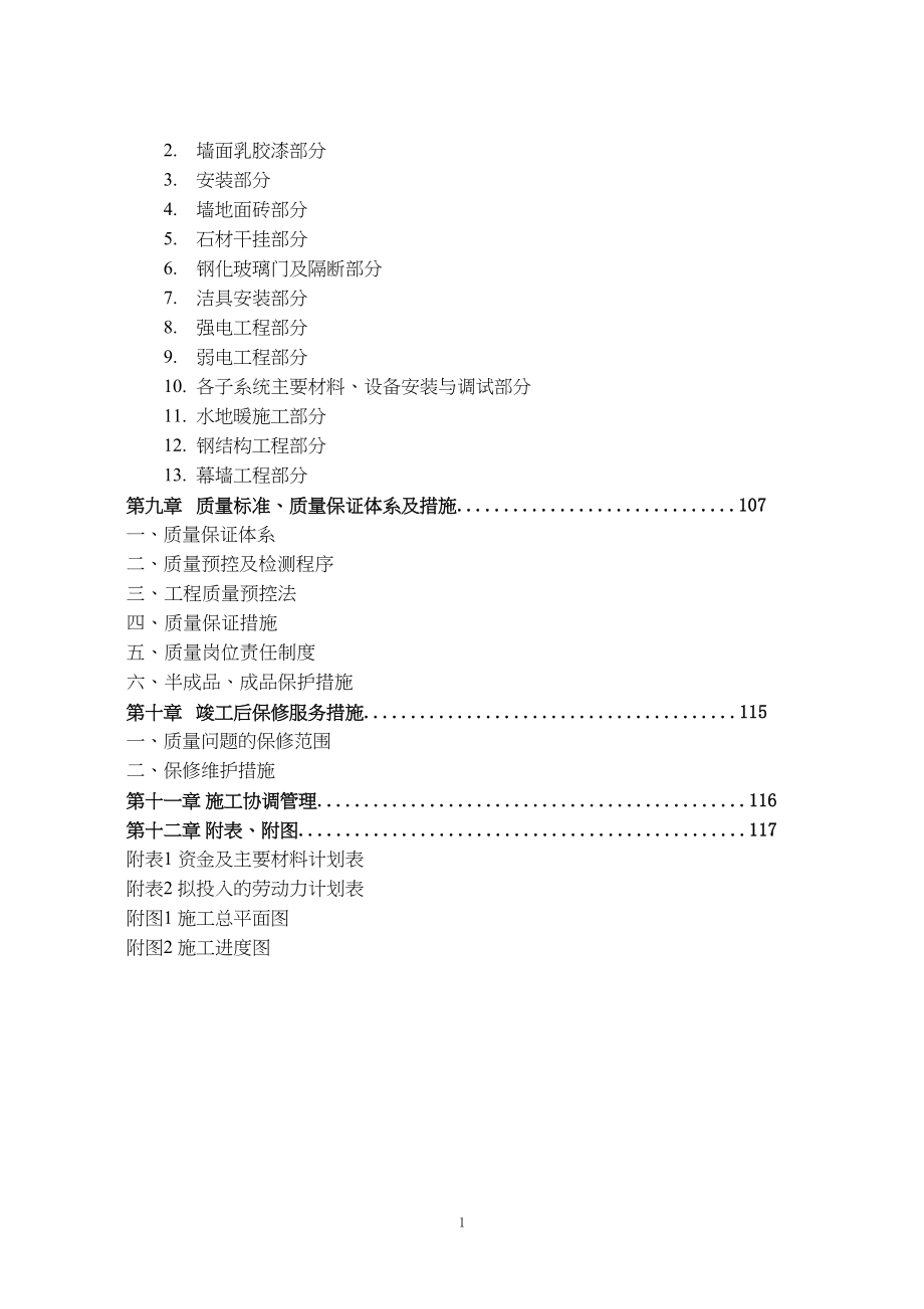 装饰工程施工组织设计(投标文件)（天选打工人）.docx_第2页