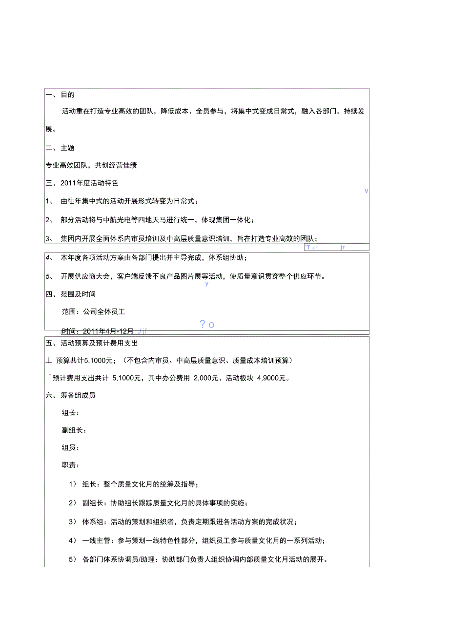 质量文化月策划方案新选_第1页