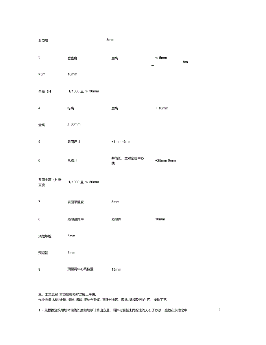 全现浇剪力墙结构混凝土浇筑工程安全技术交底重点_第4页