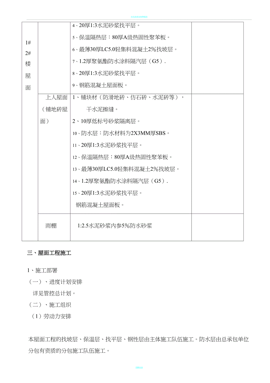 屋面工程施工方案74993(DOC 12页)_第4页