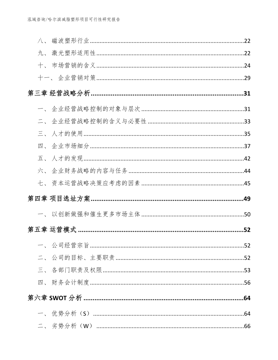 哈尔滨减脂塑形项目可行性研究报告【参考范文】_第4页