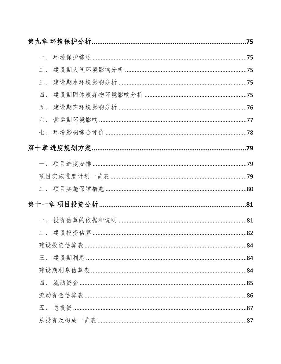 甘肃关于成立微型电机公司可行性研究报告(DOC 82页)_第5页