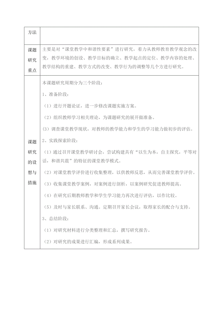 六年级数学小课题研究阶段计划_第2页