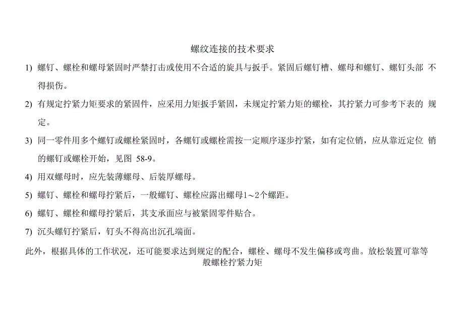 螺纹连接的技术要求_第1页